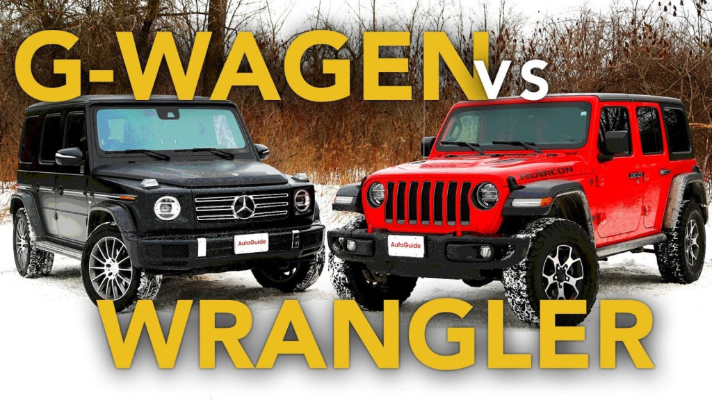 Exploring the Battle of Titans: "Mercedes Benz G63 AMG" vs "Jeep Wrangler Rubicon"
