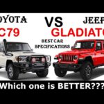 Toyota Land Cruiser LC79 Single Cab vs Jeep Gladiator 2023: A Battle of Off-Road Titans